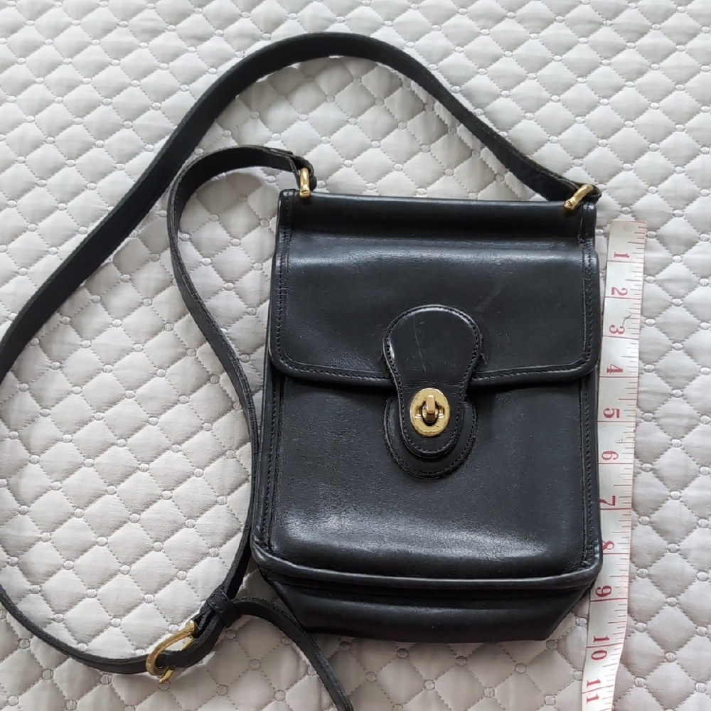 Coach Black Leather Murphy Bag